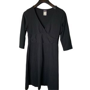 Patagonia Organic Cotton dress black women's size medium
